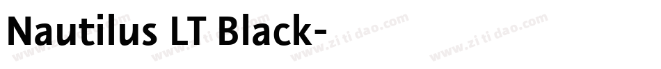 Nautilus LT Black字体转换